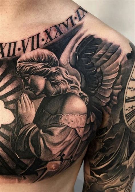 30 Angel Tattoo Ideas with Deep Meanings: From Guardian .